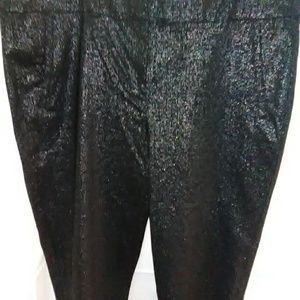 Black sparkle pants